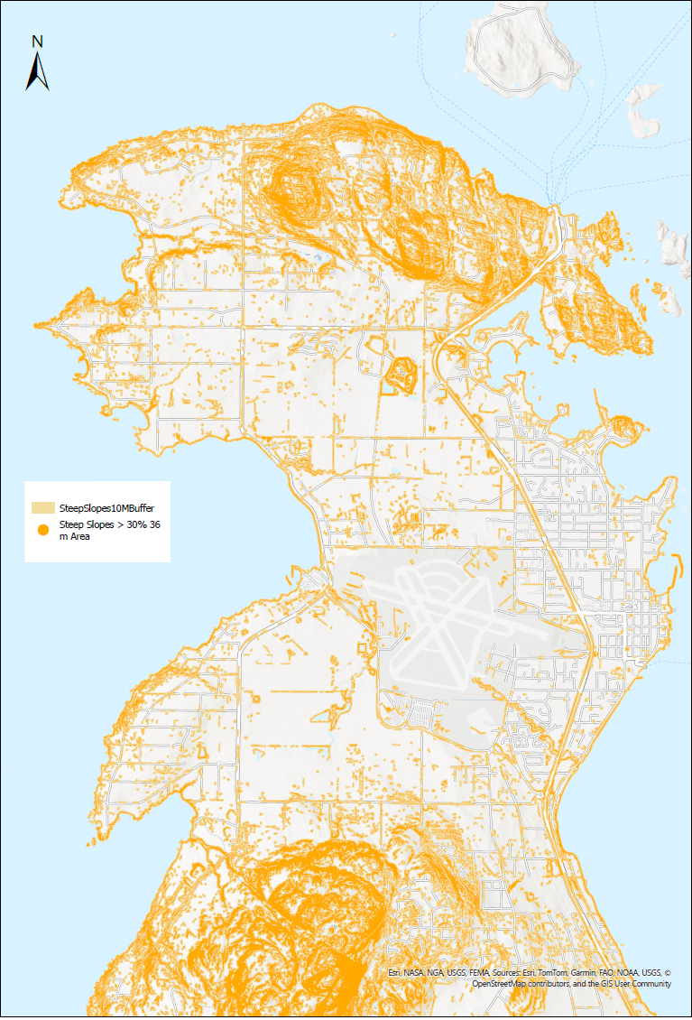 Steep Slope Map Production